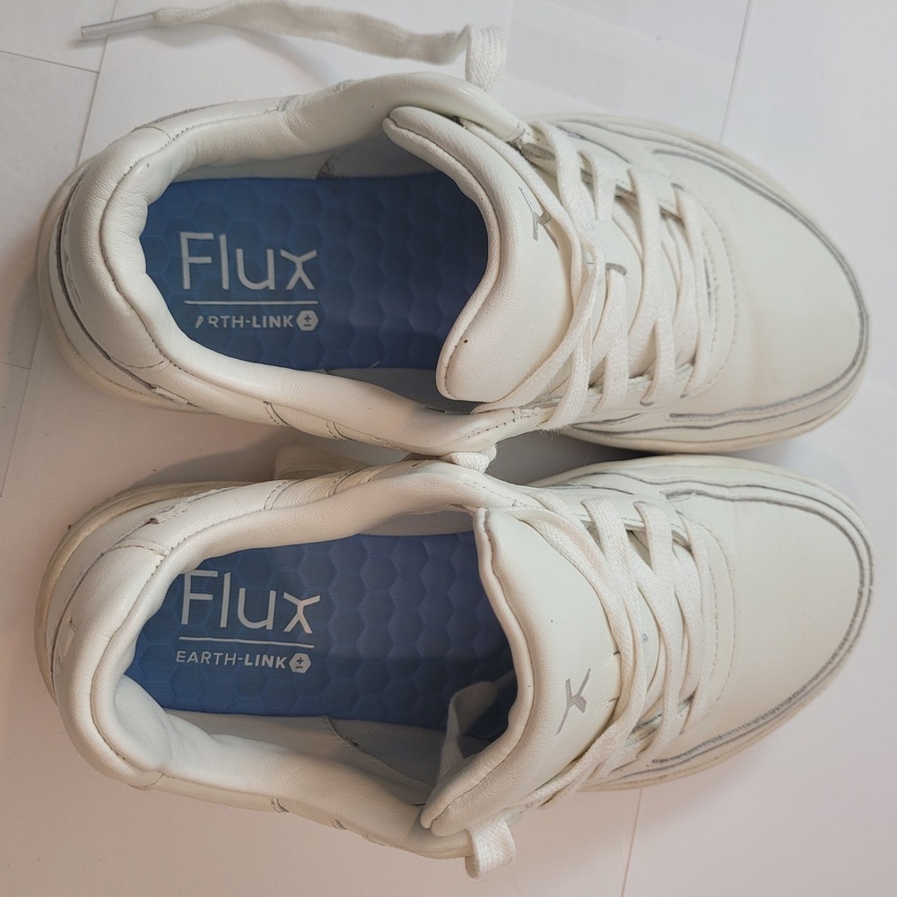 Flux Footwear Adapt Leather Men Women Unisex Zero Drop Earth Link Sneakers 8 - Picture 6 of 14
